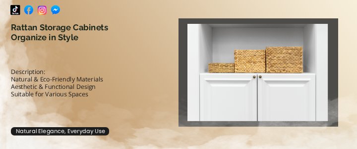 Stylish and Functional: The Beauty of Rattan Storage Cabinets